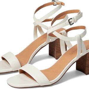 Madewell The Loli Ankle-Strap Sandal Antique Cream 7 M